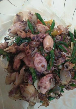 Foto resep Cumi Asin Cabe Ijo