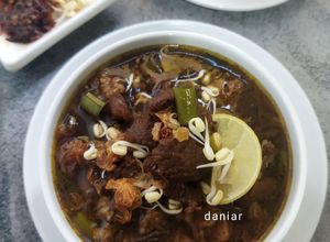 Foto resep Rawon Daging Sapi Bumbu Instan