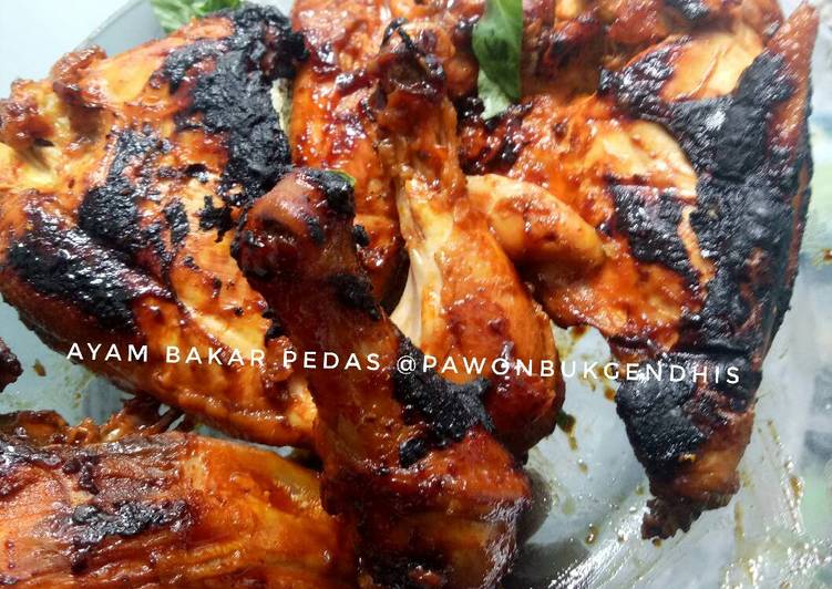 Cara Gampang Membuat Ayam bakar pedas, Bisa Manjain Lidah