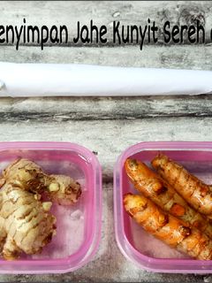 Foto resep Tips Menyimpan Jahe Kunyit Sereh di Kulkas