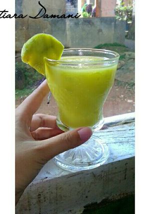 Foto resep Jus Kweni with milk ala muti