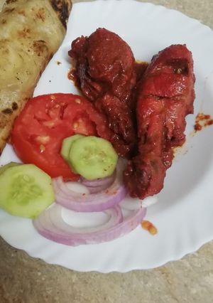 A picture of Tandoori chicken.