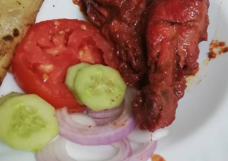 Simple Way to Make Homemade Tandoori chicken