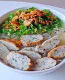 BÁNH CANH chả cá thì là