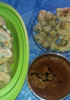 Foto resep Pentol ayam sayur👌