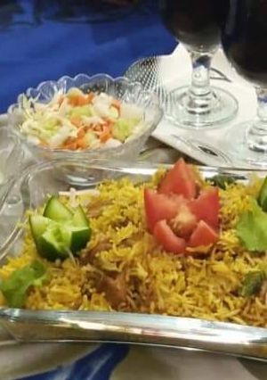 A picture of Chicken biryani 🍽.