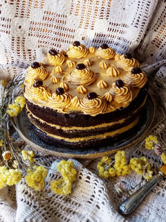 Una foto de Pastel de Chocolate y Dulce de Leche
