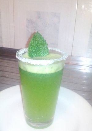 Una foto de Limonada de hierbabuena
