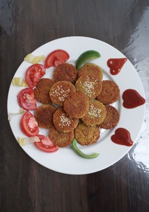عکسی از دستور فلافل خانگی 😋