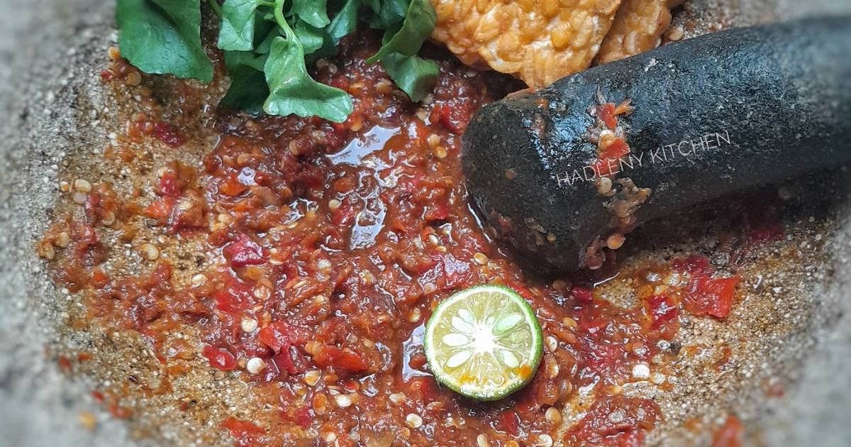 Resep Sambal Mentah Rawit Terasi Oleh Hadleny Kitchen Cookpad