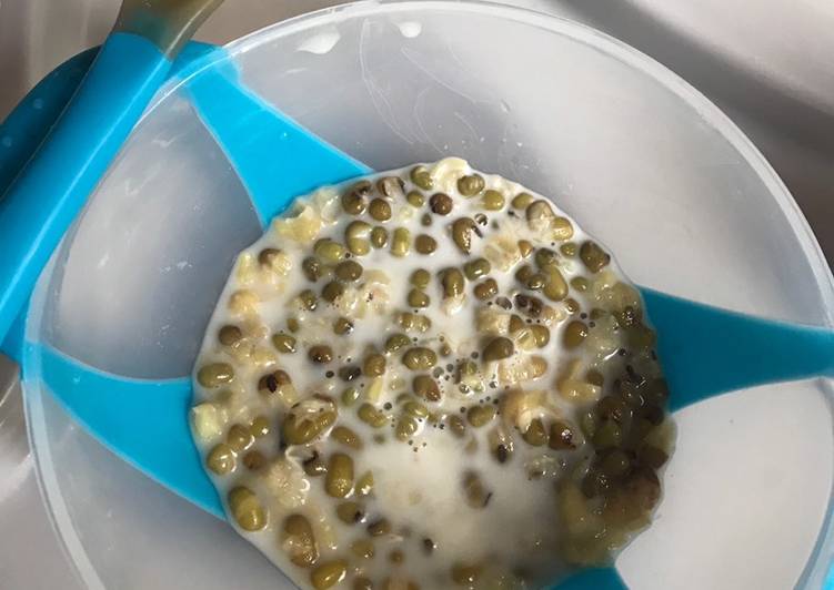 5 Resep: Bubur Kacang Hijau (Snack MPASI Bayi 8 Bulan) 🍵 Anti Ribet!