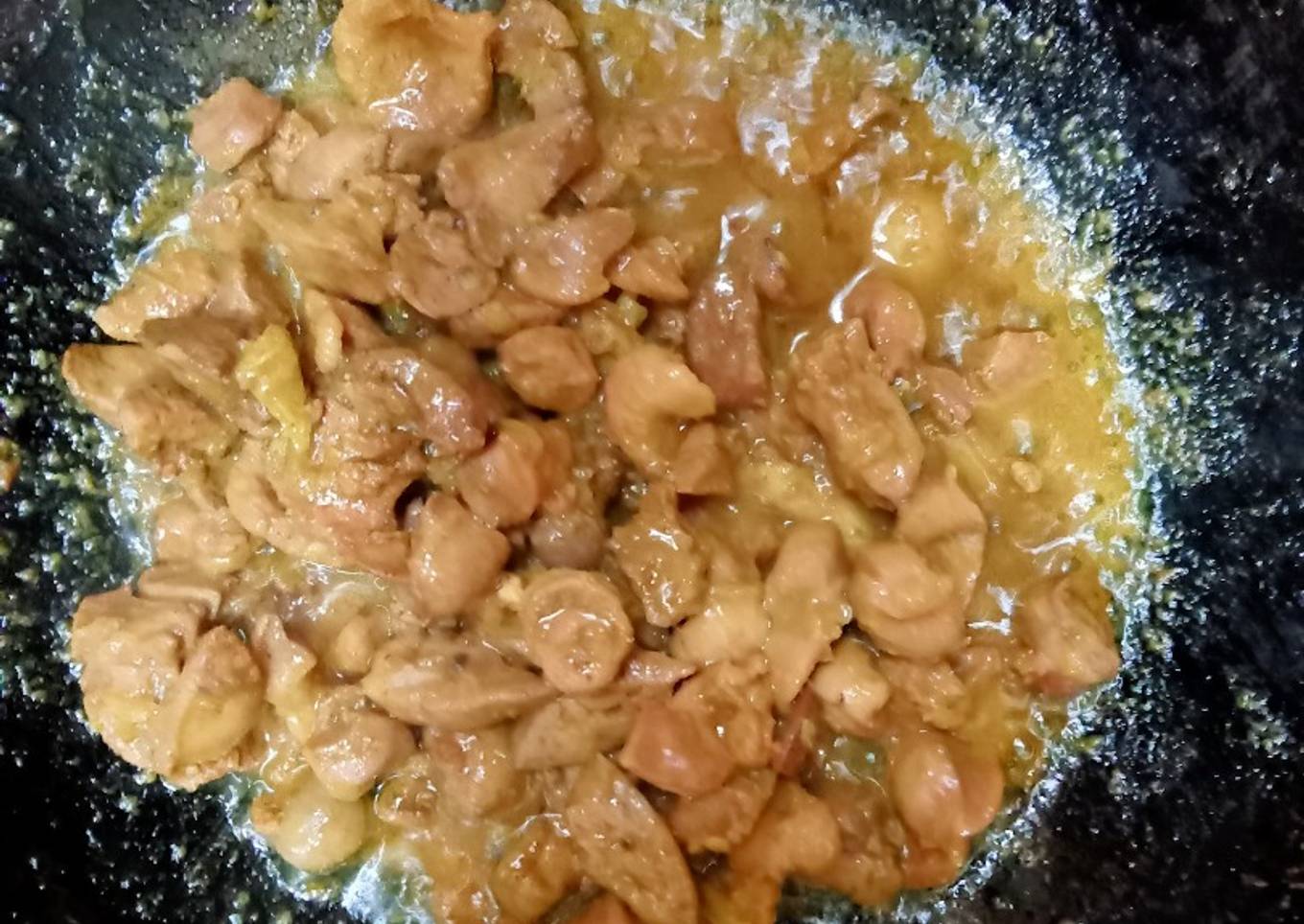 Ati ampela bumbu kampung ala nene Hj. Enih