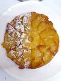 Pineapple tarte tatin