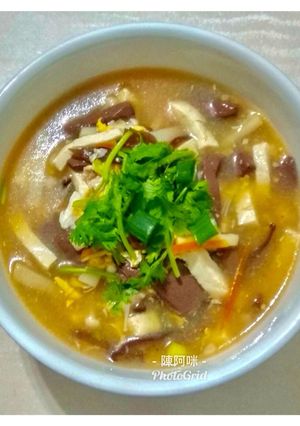 豆腐酸辣湯 的食譜成品照片