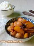 Semur Telur Puyuh Kentang
