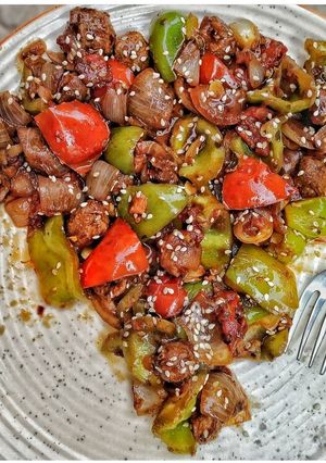 A picture of Soya stir fry.
