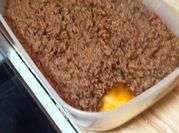 Una foto de pastel de zanahoria salado