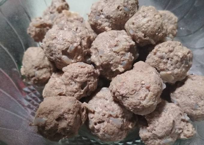  Resep  Bakso  daging debm No  tepung  Keto oleh novitanurs 