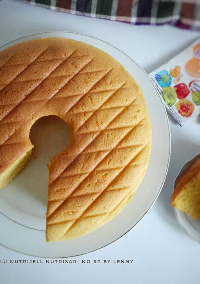 Foto resep Bolu nutrijell nutrisari no SP (rasa jeruk)