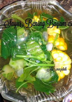 Foto resep Sayur Bening Bayam cs