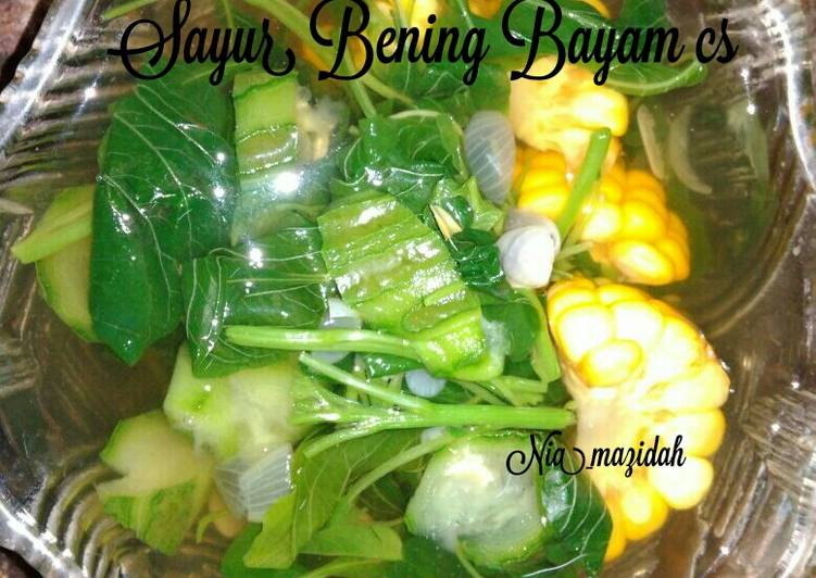 Cara termudah untuk Diet LezatSayur Bening Bayam cs 