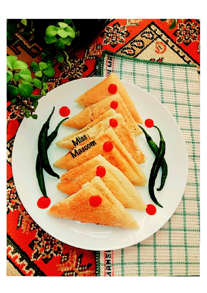 عکسی از دستور اسنک با نان باگت(ساندوچ میکری)