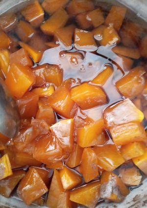 Una foto de Dulce de zapallo en cubos 🤤🤤