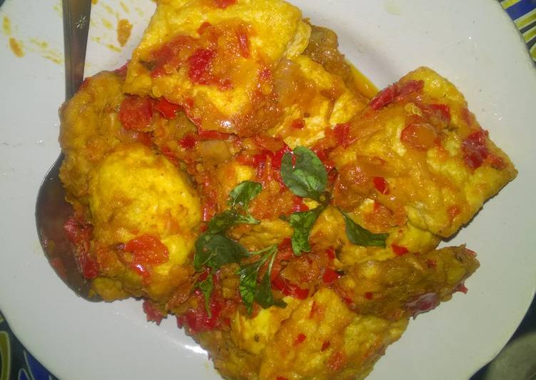 Tahu Tempe Telur Balado