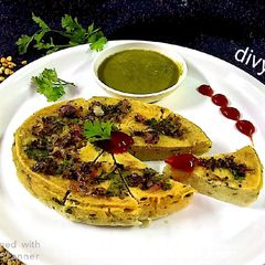 A picture of Baked khandvo.
