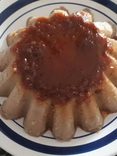 Una foto de Flan de huevo con galletas (en cazuela)