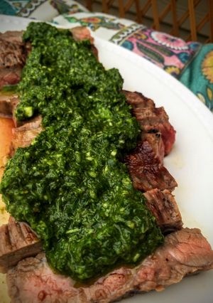 A picture of Michael's Chimichurri Recipe.