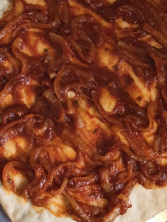 Una foto de Salsa para pizza