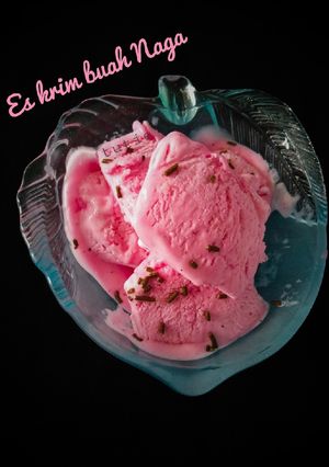 Foto resep Es Krim Buah Naga