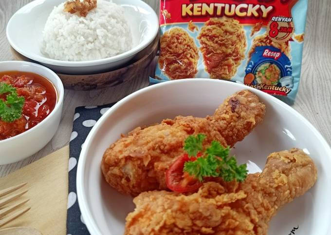 827. Ayam Goreng Kentucky Super Crispy (ala) Kobe