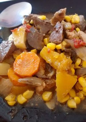 Una foto de Estofado de verduras
