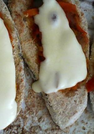 Una foto de Milanesas de berenjenas a la napolitana para celiacos y vegetarianos
