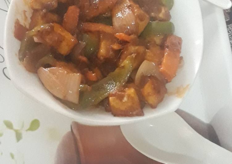 Easiest Way to Make Spicey panner chillie