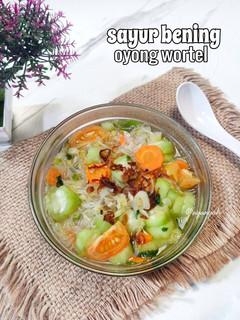 Foto resep Sayur bening oyong wortel