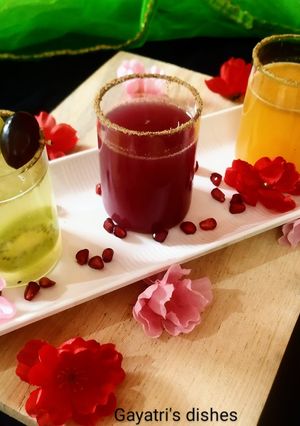 कलरफुल फ्रूट्स मोजितो (colorful fruits mojito recipe in Hindi) रेसिपी मुख्य फोटो