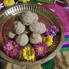 A picture of Modak or ladoo.