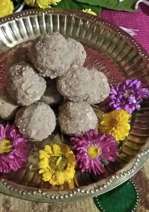 A picture of Modak or ladoo.