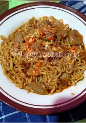 Foto resep Indomie nyemek ala burjo rumahan