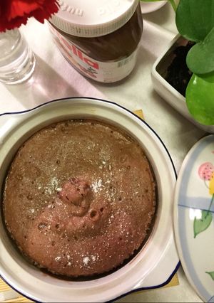 صورة لوصفة كيكة المايكرويف (٣دقايق)