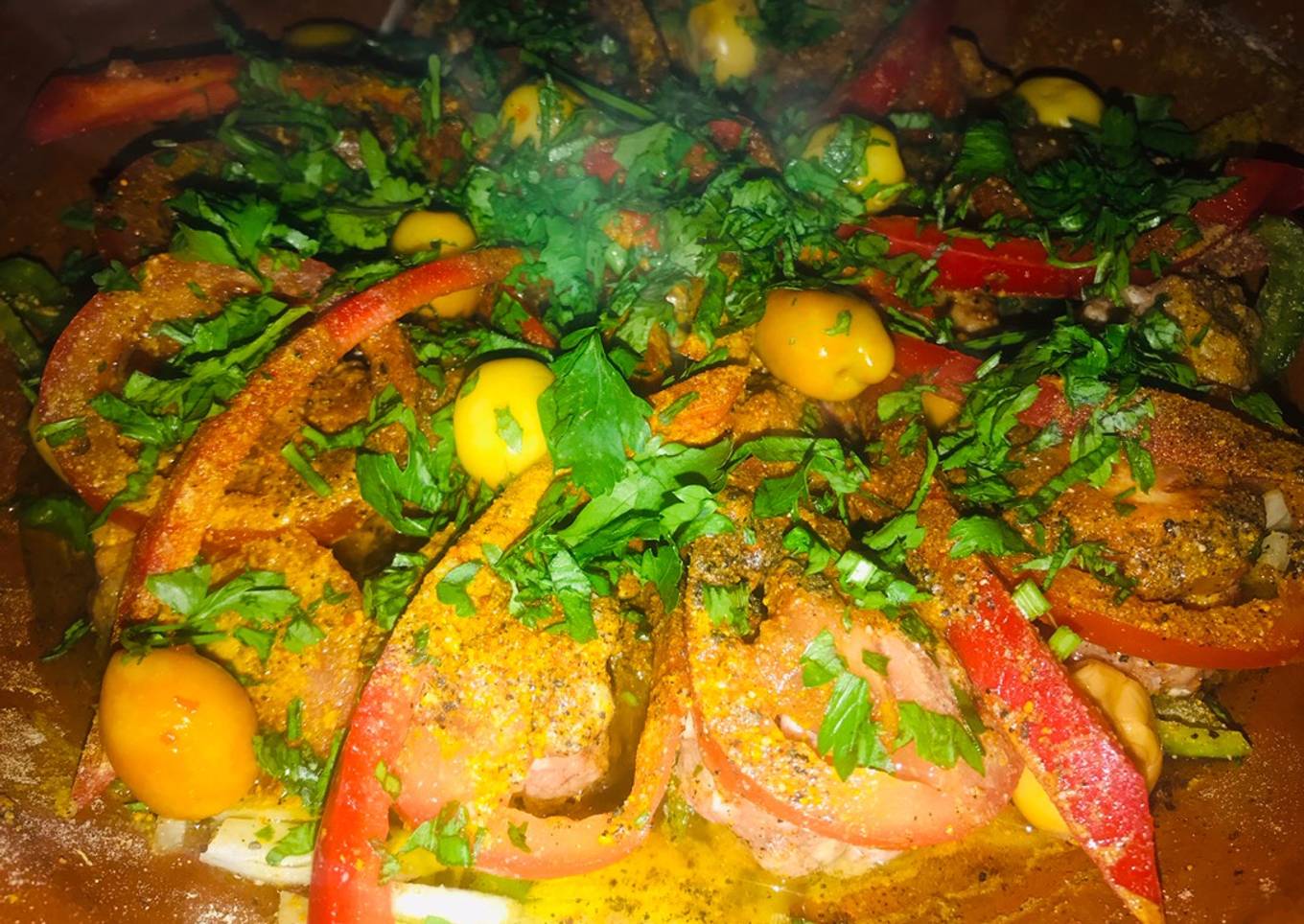 Tajine de carne picada (lkefta)