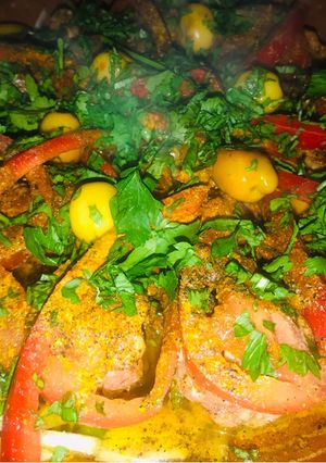 A picture of Ground Beef Tajine (Lkefta).