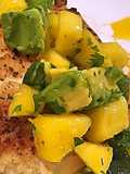 Mango avocado salsa