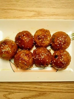 照燒豬肉豆腐丸 的食譜成品照片