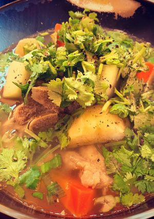 Hình của món Canh xương hầm rau củ.
