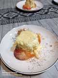 Ricota al horno con pelón caramelizado