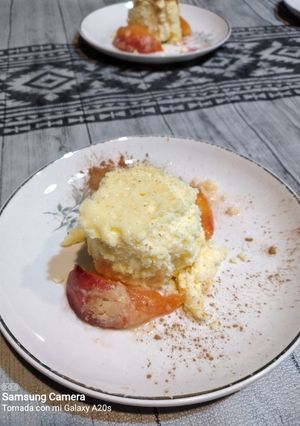 Una foto de Ricota al horno con pelón caramelizado